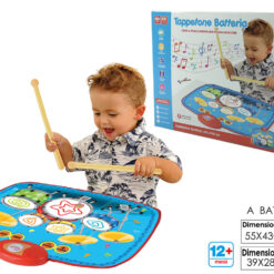 TAPPETONE BATTERIA 2 IN 1