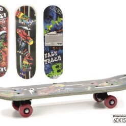 SKATEBOARD MEDIO CM.60X15X8h 3 ASS.
