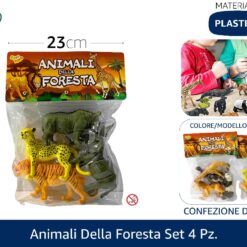 ANIMALI DELLA FORESTA SET 4 PZ.