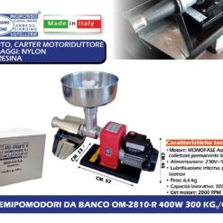 SPREMIPOMODORI DA BANCO OM-2810-R 400W 300 KG./ORA