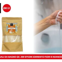SALI DA BAGNO GR.200 EPSOM SORRENTO FIORI DI ARANCIO