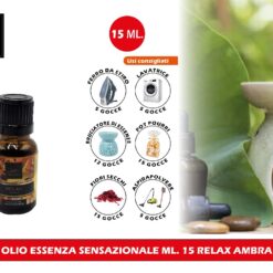 OLIO ESSENZA SENSAZIONALE ML.15 RELAX AMBRA