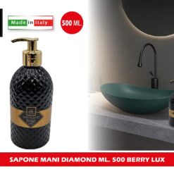 SAPONE MANI DIAMOND ML.500 BERRY LUX