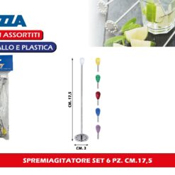 SPREMIAGITATORE SET 6 PZ. CM.17,5