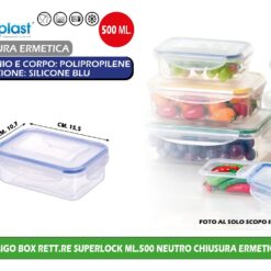 FRIGO BOX RETT.RE SUPERLOCK ML.500 NEUTRO CHIUSURA ERMETICA
