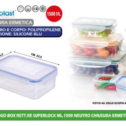 FRIGO BOX RETT.RE SUPERLOCK ML.1500 NEUTRO CHIUSURA ERMETICA