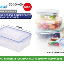 FRIGO BOX RETT.RE SUPERLOCK ML.2500 NEUTRO CHIUSURA ERMETICA