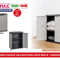 MOBILE BASSO CM.65X37X85h BIOS MIDI B 1 MENSOLA