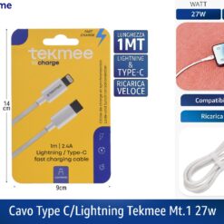 CAVO TYPE C/USB TEKMEE MT.1 27W