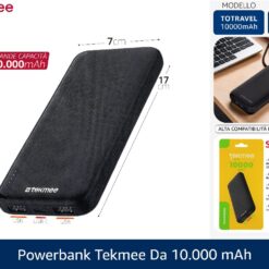 POWERBANK TEKMEE DA 10.000 mAh