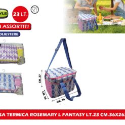 BORSA TERMICA ROSEMARY L FANTASY LT.23 CM.36X26X27h