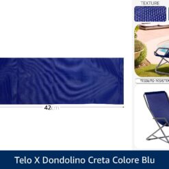TELO X DONDOLINO CRETA COLORE BLU