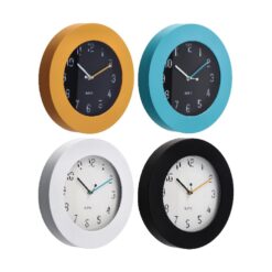 OROLOGIO DA PARETE PLASTICA CM.30 4 COLORI