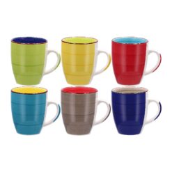 TAZZA LATTE MUG CERAMICA LINDA CM.9X10h 6 DEC.