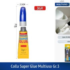 COLLA SUPER GLUE MULTIUSO GR.3