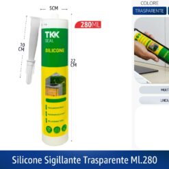 SILICONE SIGILLANTE TRASPARENTE ML.280