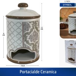 PORTACIALDE CERAMICA CM.24