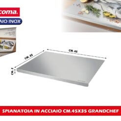 SPIANATOIA IN ACCIAIO CM.45X35 GRANDCHEF