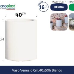 VASO VENUSIO CM.40X50h BIANCO