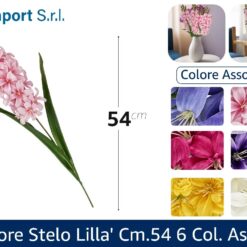 FIORE STELO LILLA' CM.54 6 COL. ASS.