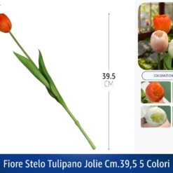 FIORE STELO TULIPANO JOLIE CM.39,5 5 COLORI
