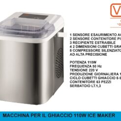 MACCHINA PER IL GHIACCIO 110W ICE MAKER