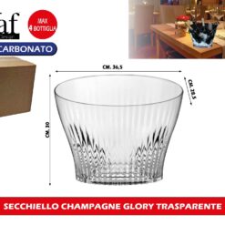 SECCHIELLO CHAMPAGNE GLORY TRASPARENTE