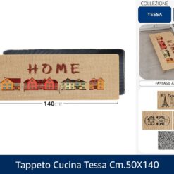TAPPETO CUCINA TESSA CM.50X140