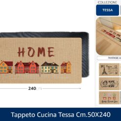 TAPPETO CUCINA TESSA CM.50X240