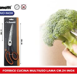 FORBICE CUCINA MULTIUSO LAMA CM.24 INOX