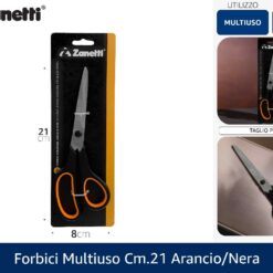FORBICI MULTIUSO CM.21 ARANCIO/NERA