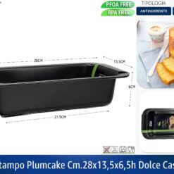 STAMPO PLUMCAKE CM.28X13,5X6,5h DOLCE CASA