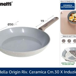 PADELLA ORIGIN RIV. CERAMICA CM.30 X INDUZIONE
