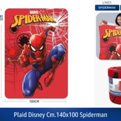 PLAID DISNEY CM.140X100 SPIDERMAN