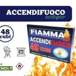 ACCENDIFUOCO ECOLOGICO 48 CUBI BIANCO