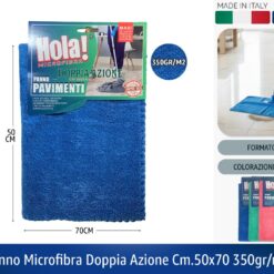 PANNO MICROFIBRA DOPPIA AZIONE CM.50X70 350GR/M2