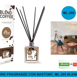 DIFFUSORE FRAGRANZE CON BASTONC. ML.250 BLEND COFFEE