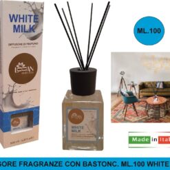 DIFFUSORE FRAGRANZE CON BASTONC. ML.100 WHITE MILK