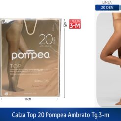 CALZA TOP 20 POMPEA AMBRATO TG.3-M