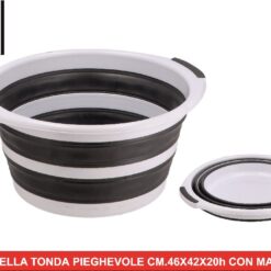 BACINELLA PIEGHEVOLE CM.46X42X20h 2 COLORI