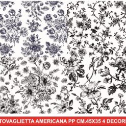 TOVAGLIETTA AMERICANA PP CM.45X35 4 DECORI