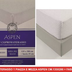 COPRIMATERASSO 1 PIAZZA E MEZZA ASPEN