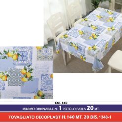 TOVAGLIATO DECOPLAST H.140 MT.20 DIS. 1348/1