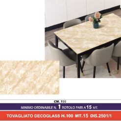 TOVAGLIATO DECOGLASS H.100 MT.15 DIS. 2501/1