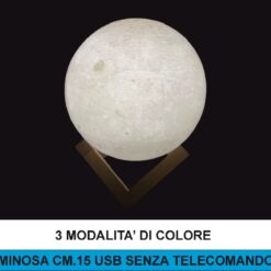 SFERA LUMINOSA CM.15 USB COLORI ASS.