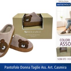 PANTOFOLE DONNA TAGLIE ASS. ART. CASMIRA
