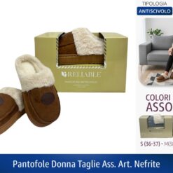 PANTOFOLE DONNA TAGLIE ASS. ART. NEFRITE