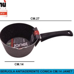 CASSERUOLA ANTIADERENTE CONICA CM.14 JANET 2.0