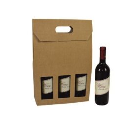 PORTABOTTIGLIA ONDA AVANA X 3 BOTTIGLIE