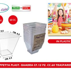 Real Dream Coppetta Cf.12 Pz. Cc.60 Trasparente
